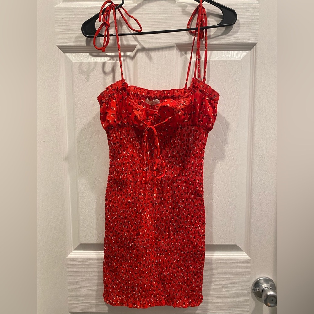 Vianca floral smocked mini